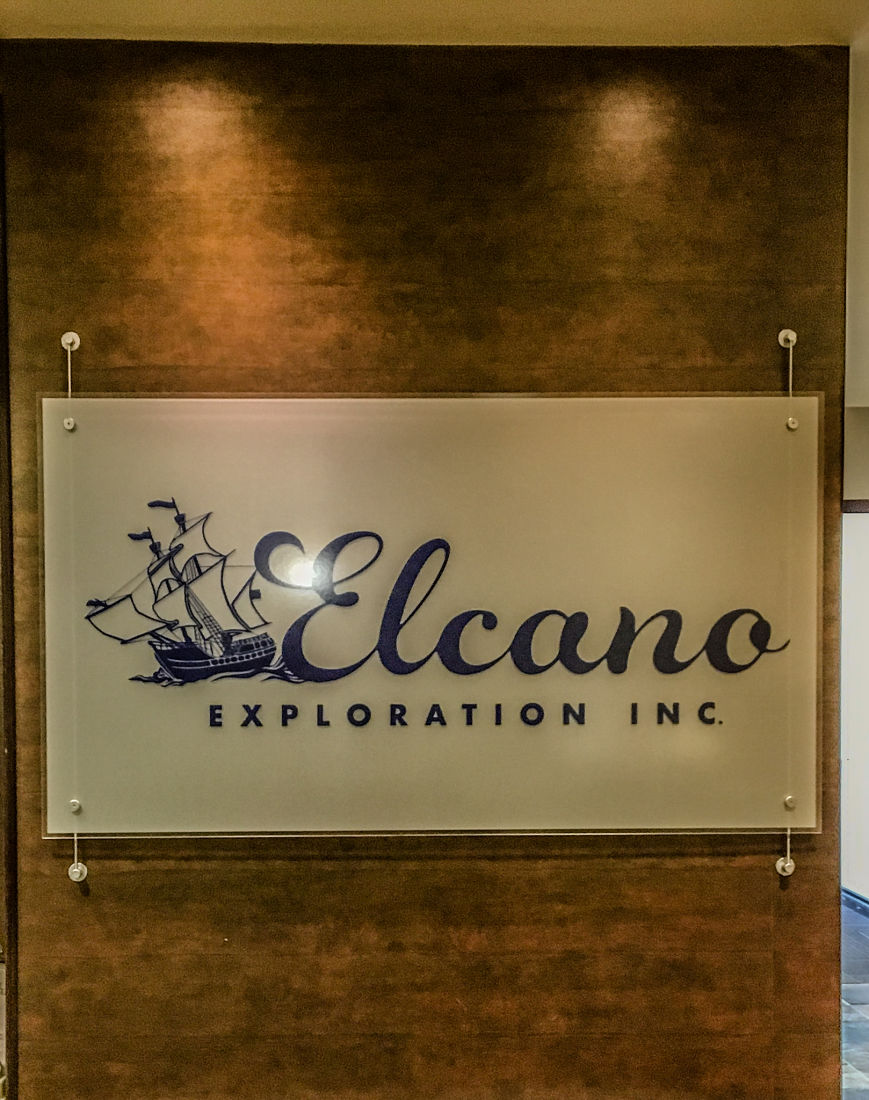 Interior Lobby Sign - Elcano Exploration
